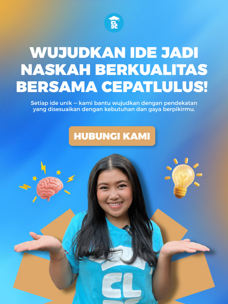 Cepat Lulus Dot Com sebagai Partner Akademik Tugas Akhir